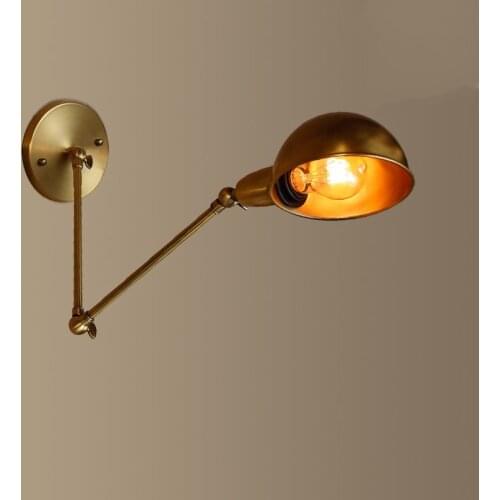 Loft bathroom light deco maison wood bedroom aisle corridor wall lights for home