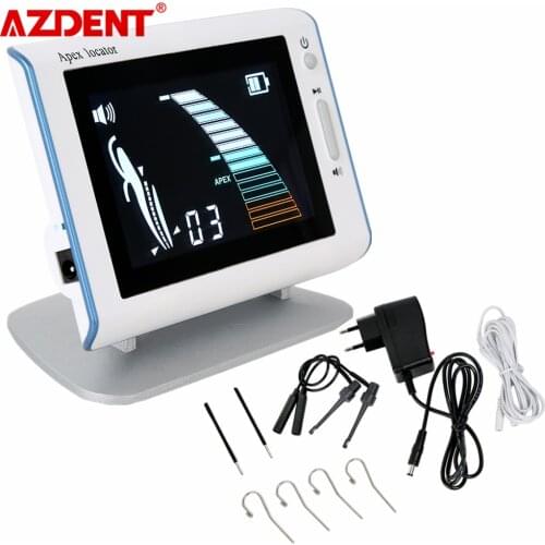 Dental Apex Locator Root Canal Measuring Instrument Measurement 4.5 LCD with File Clip Hook Probe