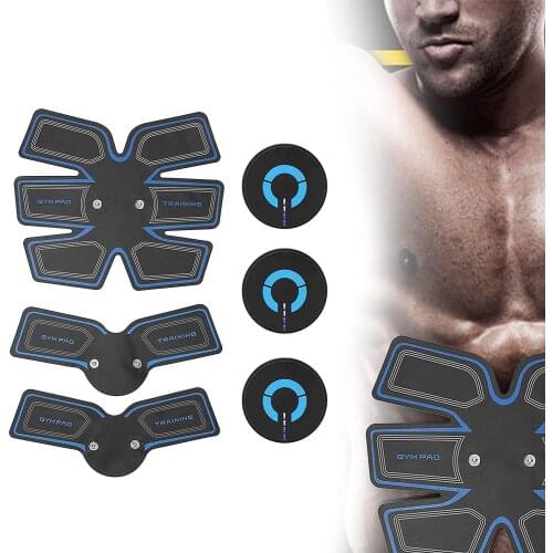 Abdominal Muscle Trainer Stimulator ABS EMS Massager Electrostimulation Body Slimming Training Vibration Fitness Machine Unisex