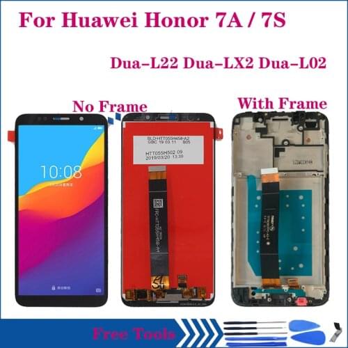 5.45" Original LCD for Huawei Honor 7A DUA-L22 LX2 L02 LCD Display Touch Screen Digitizer Assembly For honor 7S LCD repair kit