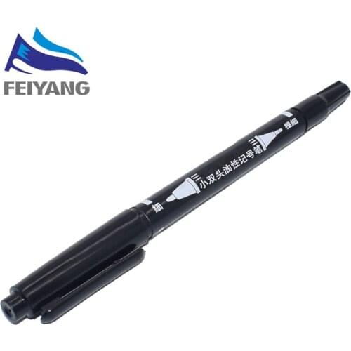 10PCS CCL Anti-etching PCB circuit board Ink Marker Double Pen For DIY PCB MO-120-MC-BK