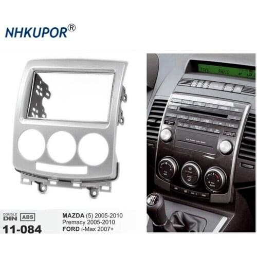 11-084 Car Radio DVD CD Installation Surround Fascia Frame Trim CD Dash kit For FORD I-Max 2007+ MAZDA (5) Premacy 2005-2010