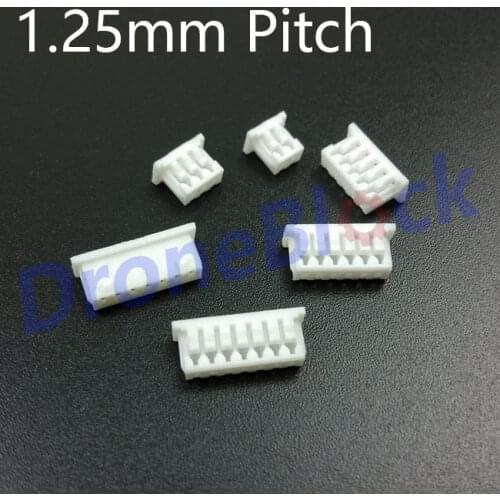 20 Pcs/ a lot 1.25mm Pitch Plug connector Pixhawk/PX4/apm2.x GPS Bluetooth Telemetry OSD power module airspeed meter ultrasonic