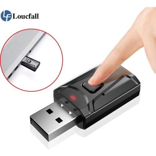 3 In 1 Bluetooth 5.0 Receiver wireless USB Adapter 3.5mm Audio Receiver/transmitter For TV PC Car AUX Speaker Plug And Play new