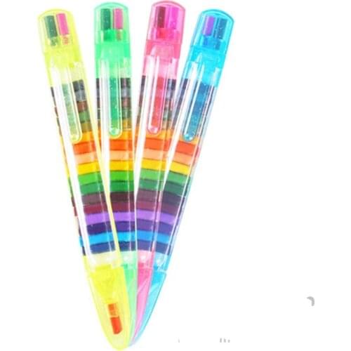 4/8pcs 20 Colors Children Painting Wax Crayon Educational Oil Pastels Kids Graffiti Pen Art Gift Drawing Boligrafos Divertidos