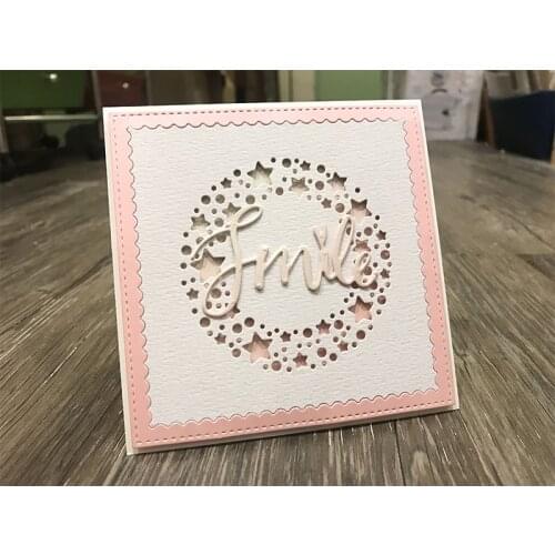 4pcs Circle Frame Star Metal Cutting Dies For DIY Scrapbooking Photo Album Paper Cards Decorative Crafts Embossing Die Cuts