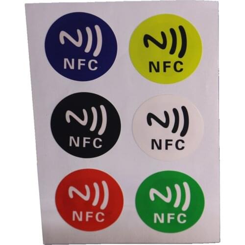 6PCS 213 Chip Universal NFC Sticker 13.56mhz ISO1443A