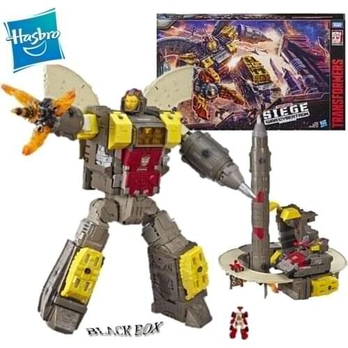 60CM Hasbro Transformers IDW Omega Supreme Powerful King Kong Rocket Base Fight Off Cybertron Besieged City Titan Class Robot