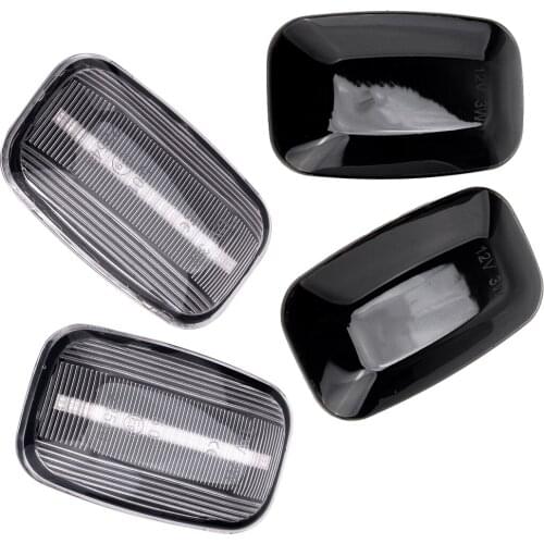 3W 12V 2pcs Car Dynamic LED Side Marker Fender Turn Signal Light fit for Toyota Land Cruiser 70 80 100 Accessories