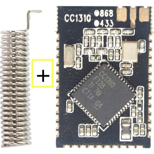 CC1310 F128 wireless transceiver RF module 433MHz/868MHZ serial port transparent transmission self-organizing network