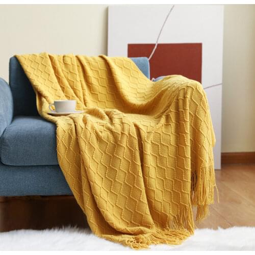 Inya Home Cable Chunky Knit Throw Blanket Super Soft Warm Cozy Decorative Textured Blanket for Chair Couch Bed Sofa Living Room