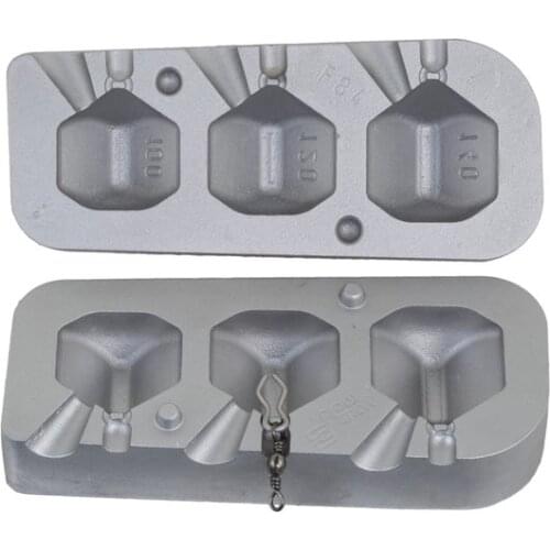 Mould fishing lead gr. 100-120-140 + 50 loops n ° 1 free