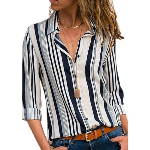 IBEWILL Striped Blouses