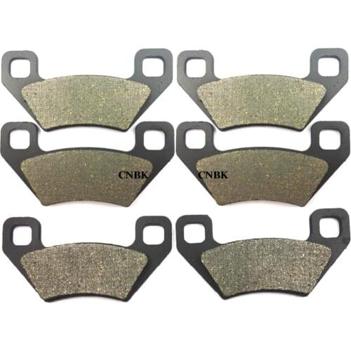 FL+FR+R Brake Pad Set fit ARCTIC CAT 650 4x4 H1 Automatic 650 4x4 H1 2005