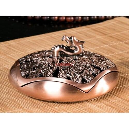 Creative gift for antique Buddha hall incense burner with alloy faucet