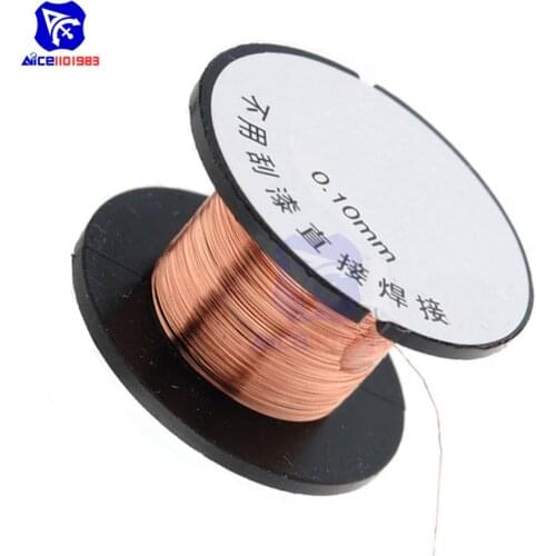 Diymore 10PCS/Lot 0.1mm Copper Wire Soldering Welding Wire Phone Repair PPA Enamelled Reel Wire