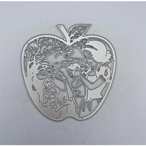 Metal Cutting Dies Stencils Apple Beauty Witch for DIY Album Paper Card Decorative Craft Die Cuts
