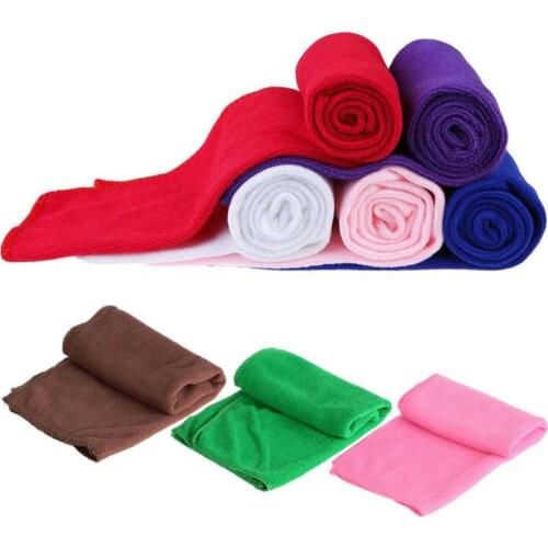 Soft Fast Drying Pet Puppy Dog Cat Microfiber Bath Towel Water Absorption Housebreaking Cat Supplies Pet Products