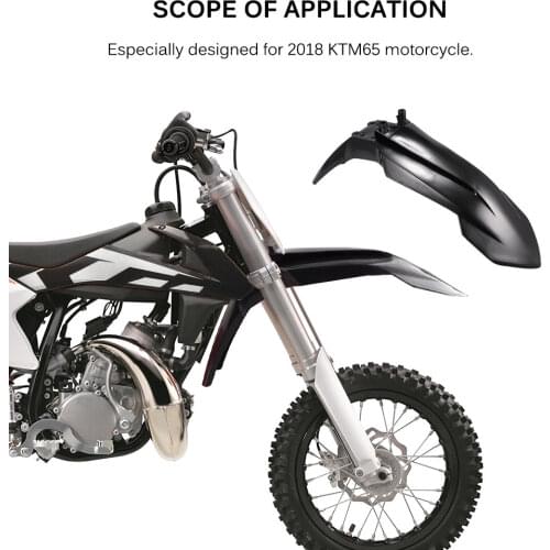 Motorcycle Front Mudguard Fender Mud Guard for KTM 50 Front Fenders Shield Guard Wheel Protector Splash Fender Guard Plastic