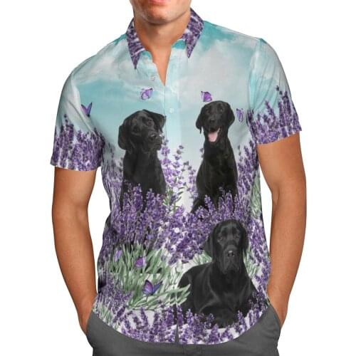 Animal Pit Bull Dog 3D Beach Hawaiian 2021 Summer Shirt Short Sleeve Shirt Streetwear Oversized 5XL Camisa Social Chemise Homme