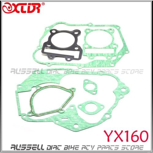 Complete Gasket Kits Repair For YX160 160CC 150cc Pit Dirt Bike Pro ATV Quad Spare Parts Accessories