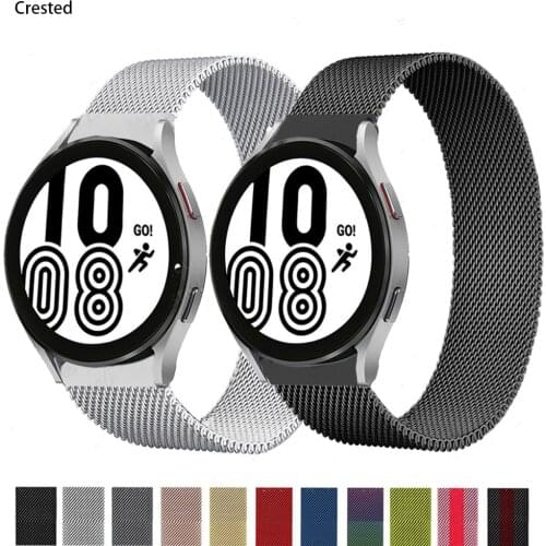 20mm/22mm Magnetic Band Huawei watch GT 2-2e-Pro stainless steel bracelet For Samsung Galaxy watch 3/46mm/42mm/Active 2 strap