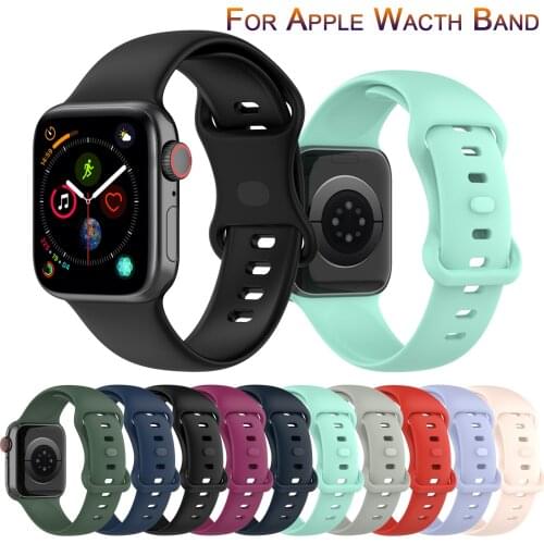 Sport For Apple Watch Se 6 5 Band 44mm 42mm Watchbands Straps Smart Watch Bracelet Series 5 4 3 2 1 40mm 38mm Accessories Correa