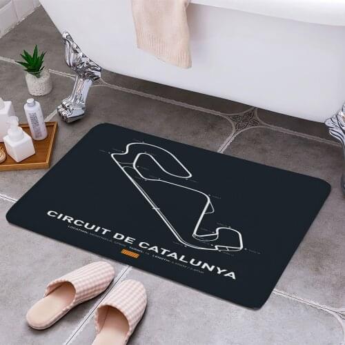 Circuit De Catalunya Carpet Areas Rug Non-slip Floor Mat Rug 3D Printing Living Room Bedroom Door Mat Home Decoration