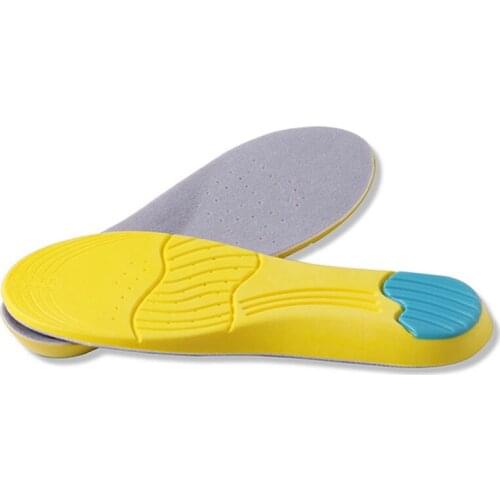 Foam Sports Insoles Absorbing Inserts Sweatpants Running Shoes Sport Insoles Breathable Insoles Foot Care Men Women Size
