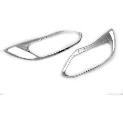 High Quality Chrome Head Light Cover for Ford Focus MK3 Sedan Hatchback 12-13 Free Shipping