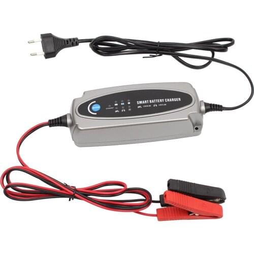 12V Smart Car Battery Charger Trickle Charger for Car Battery & FREE INDICATOR 56-382 EU plug Lead-acid