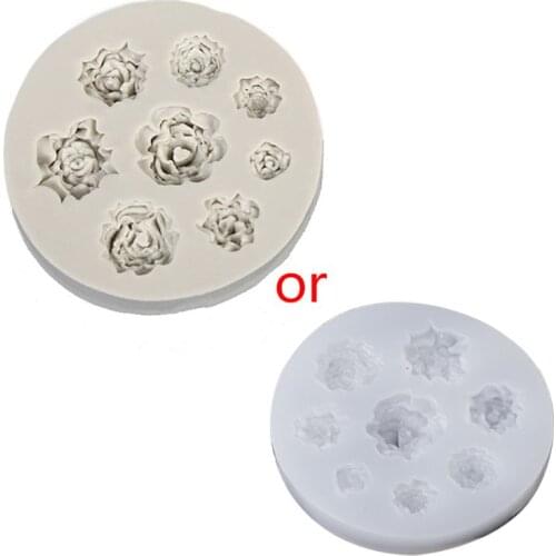 13MC Handmade Floral Resin Mold Rose Flower Daisy Flower Pendant Silicone Mold Resin Casting Mold Jewelry Making Art Crafts