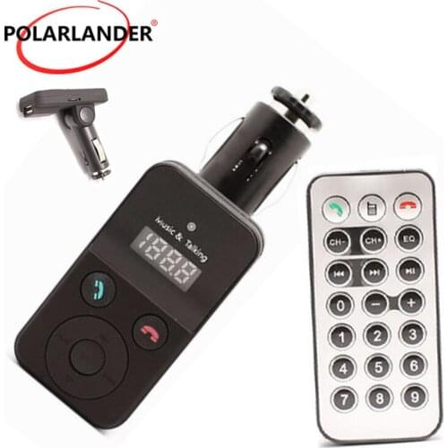 Bluetooth Car Kit FM Transmitter Hands Free AuxMp3 Player Modulator with LED Display Portable Dual USB Charger Transmissor FM