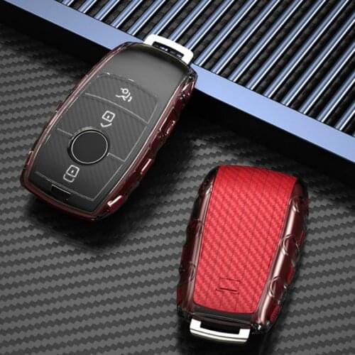 Hight quality TPU key case cover Key case shell holder For Mercedes Benz C Class W205 C200 C180 C260 C300