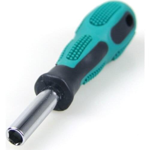 Bit Holding Screwdriver with Soft Finish Handle, 1/4" x 118mm, Magnetic 1/4 Bit Holder Screwdriver Handle