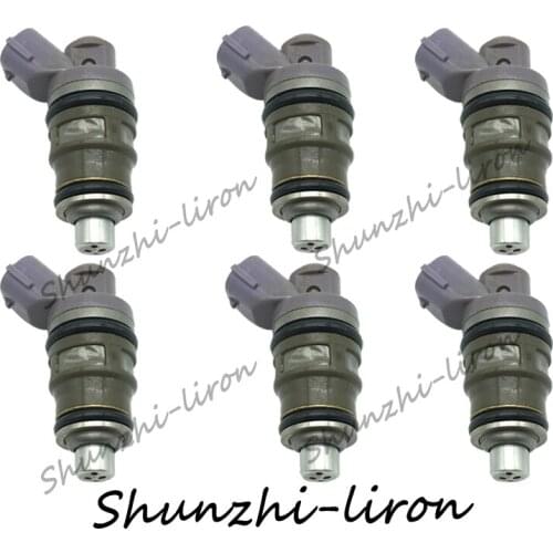 6pcs Fuel Injector Nozzle For TOYOTA Previa 1991-1997 2.4L L4 Estima OEM:23209-79045 23250-76010 2320979045 2325076010