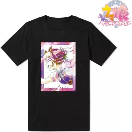 Uma Musume Pretty Derby Cosplay TShirt Special Week Silence Suzuka Tokai Teio Cartoon Print Summer T-Shirt Anime Fashion Top Tee