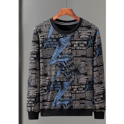 Plus 10XL 9XL Men Autumn Plus Size Big 6XL 7XL T-Shirt Letter Creativity 2020 New Cotton Tshirt Long Sleeve Print Underwear