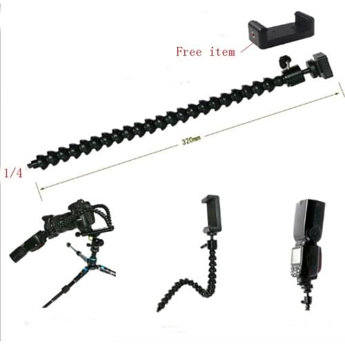 Flexible Arm Bracket Bendable Flashlight Stand for Dslr Camera Flash Bracket Adapter Mount Hot Shoe Flash Holder for Flash Led