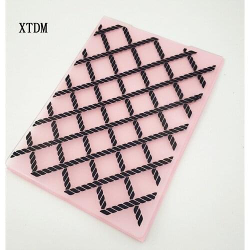 HOT plastic iron mesh template craft card making paper card album wedding decoration scrapbooking Emobossing folder