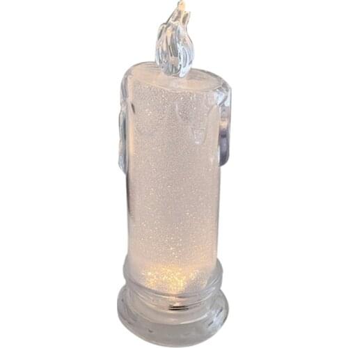 Simulation Candle Flame Light Battery Operated Tea Lights Flickering Flameless Tealights Home Desktop Decor Lighting