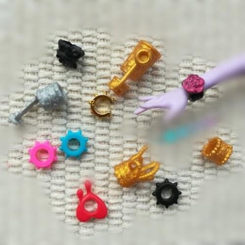 Dolls Accessories For Monstering High Dolls For 1/6 Doll House Kids Toy Party Crown bag Necklace parts no doll