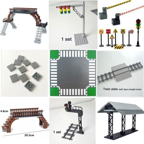 DIY Road Basepate Accessories Plastic Building Block Bricks Flat Tile 2x2 Toys Compatible All Brands City Road Base Plates