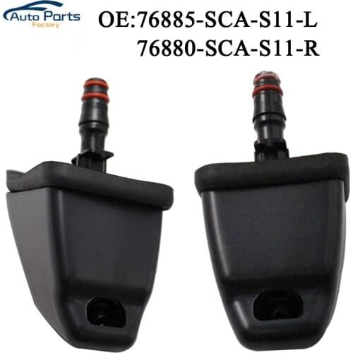 New Left & Right Side Headlight Headlamp Washer Nozzle For Honda CRV 2002-2006 76885-SCA-S11 76880-SCA-S11