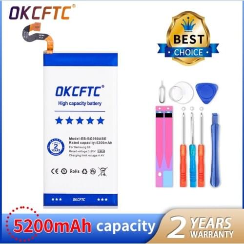 NEW 5200mAh EB-BG950ABE Battery for Samsung GALAXY S8 SM-G9508 G9508 G9500 G950U SM-G G9500