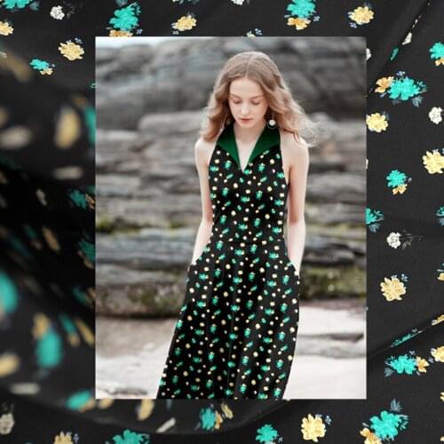 Silk Crepe De Chine Fabric Mulberry Close-fitting Draped Dress Clothing Spring Summer Organza Natural Silk Fabrics Sewing Cloth