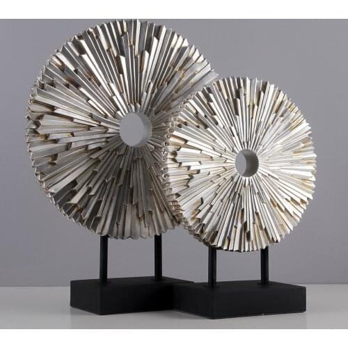 Nordic Sun Opening Lucky Decoration European Home Accessories Living Room Model Room Decoration Porch Resin Crafts