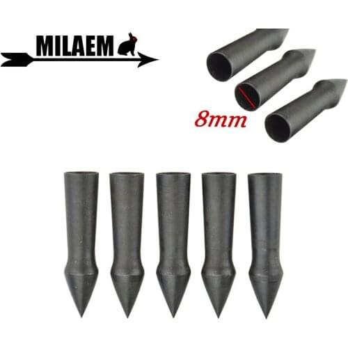 6/12pcs Archery Arrowhead Steel 100gr Arrow Point Target Tips Broadheads Fit OD 7mm Arrow Shaft Hunting Shooting Accessories