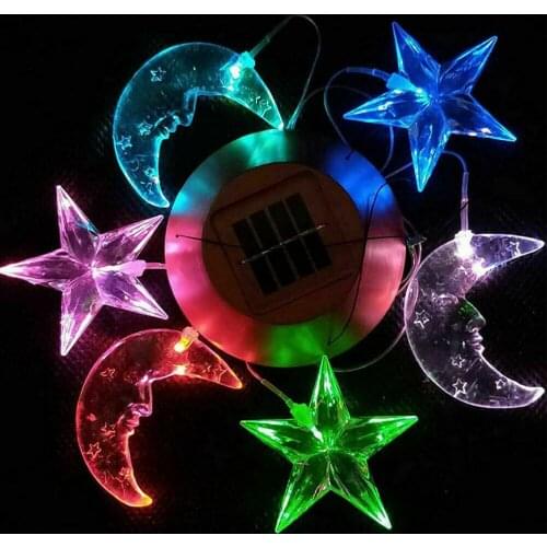 LED Solar Wind Chimes Light Outdoor for Garden Yard Party Window Home Decor