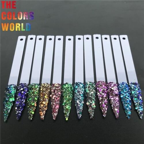 TCT-562 Chunky Chameleon Nails Glitter Nail Art Decoration arte de uñas Tumbler Crafts DIY Manicure Makeup Festival Accessories